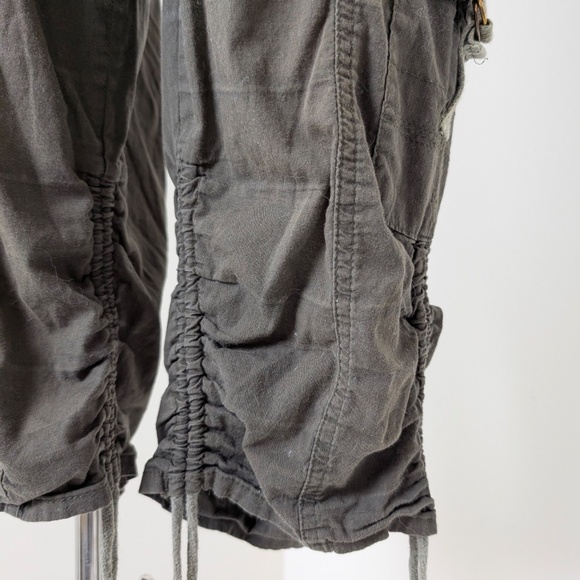 INC Cargo Capris Drawstrings Long Shorts Bermuda Mid Rise - Picture 5 of 11